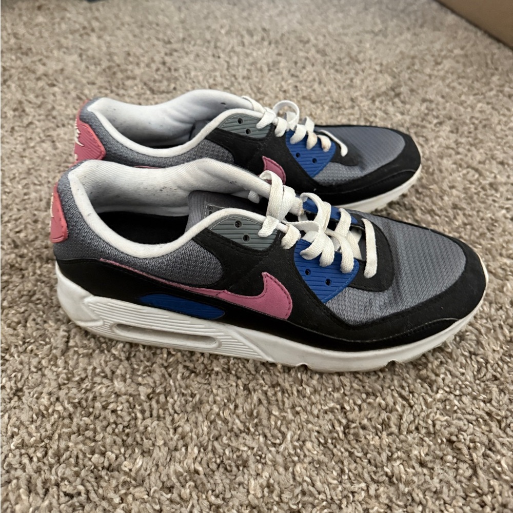 Blue and Pink Nike Air Max 90 - Picture 3 of 11